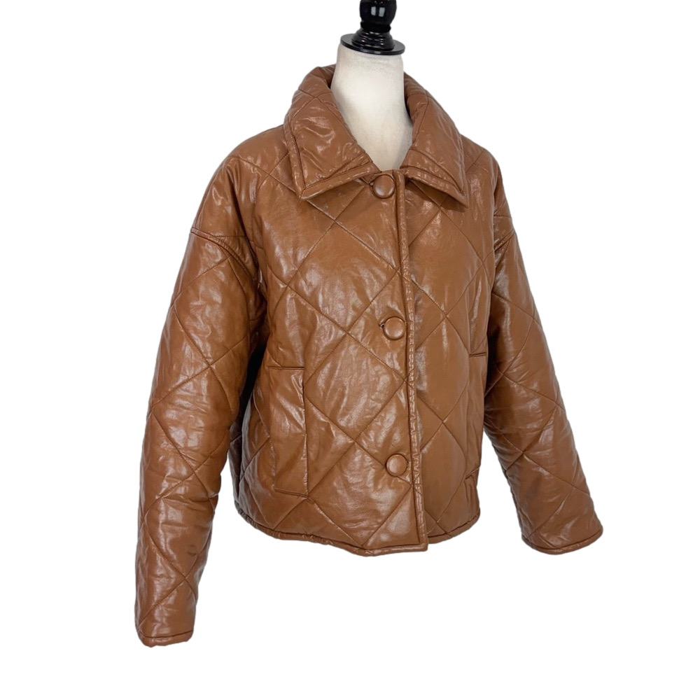 Moon River brown vegan jacket